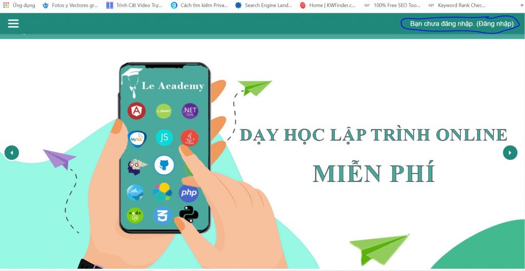 website hoc lap trinh online mien phi