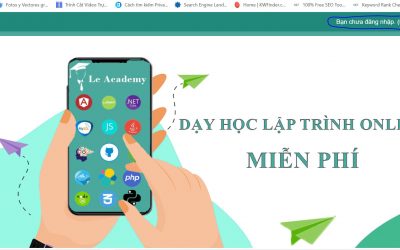 Bật mí khóa học lập trình online miễn phí sắp ra mắt